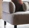 Aspen 3 Seat Fabric Sofa - Stone