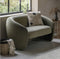 Coste Retro Green Fabric Sofa