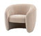 Coste Retro Cream Fabric Armchair