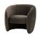 Coste Retro Expresso Brown Fabric Armchair