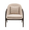 Avery Taupe Fabric Armchair