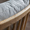 Bailey Natural Linen Wooden Framed Armchair