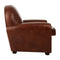 Barrington Coffee Leather Club Armchair