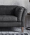 Ecclestone Black Vintage Leather Sofa