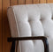 Brompton Natural Fabric Oak Framed Armchair
