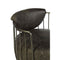 Mason Ebony Leather Swivel Chair