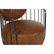 Mason Light Brown Leather Swivel Chair