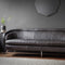 Treviso Black Leather Sofa