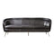 Treviso Black Leather Sofa