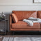 Winchester Brown Leather Sofa