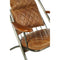 Luther Textured Tan Leather Lounge Chair