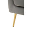 Oslo Grey Velvet Armchair