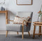 Chesworth Charcoal Linen Oak Framed Armchair