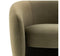 Coste Retro Green Fabric Armchair