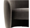 Coste Retro Expresso Brown Fabric Armchair
