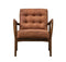 Brompton Vintage Brown Leather Armchair