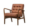 Brompton Vintage Brown Leather Armchair