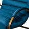 Ark Velvet Chair - Navy Blue
