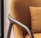 Avery Ochre Fabric Armchair