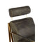 Brogan Industrial Style Ebony Leather Lounge Chair