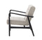 Brompton Natural Fabric Oak Framed Armchair