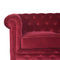 Elsa Wine Velvet Chesterfield