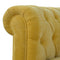 Elsa Mustard Yellow Velvet Chesterfield