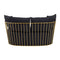 Luxor Black Fabric Sofa
