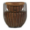Mason Brown Leather Swivel Chair
