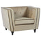Stockholm Mink Velvet Armchair