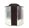 Aviator Pilot Leather & Aluminium Tub Chair - Tobacco Brown