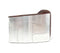 Aviator Pilot Distressed Leather & Aluminium Sofa - Brown