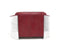 Aviator Pilot Distressed Leather & Aluminium Sofa - Vintage Red