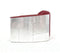 Aviator Pilot Distressed Leather & Aluminium Sofa - Vintage Red