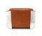 Aviator Pilot Distressed Leather & Aluminium Sofa - Tan Brown