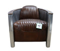 Aviator Pilot Chair - Distressed Brown Leather