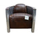 Aviator Pilot Chair - Distressed Brown Leather
