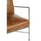 Foundry Brown Leather Lounge Chair
