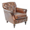 Hardwick Vintage Leather Button Back Club Armchair