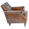 Hardwick Vintage Leather Button Back Club Armchair