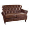 Hardwick Vintage Leather Button Back Sofa