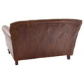 Hardwick Vintage Leather Button Back Sofa