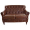 Hardwick Vintage Leather Button Back Sofa